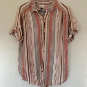 Old Navy Striped Button-Up Shirt